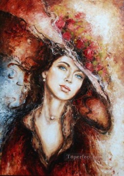 Women Painting - Pretty Woman 08 Impressionist